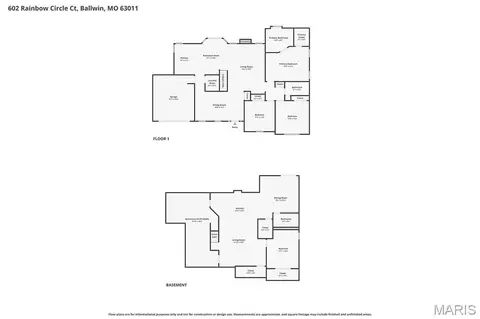 Floorplan - 602 Rainbow Circle Ct, Ballwin, MO 63011 photo 3 of 3