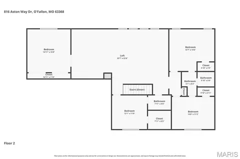 Floorplan - 816 Aston Way Dr, O'fallon, MO 63368 photo 2 of 4
