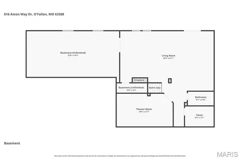 Floorplan - 816 Aston Way Dr, O'fallon, MO 63368 photo 3 of 4