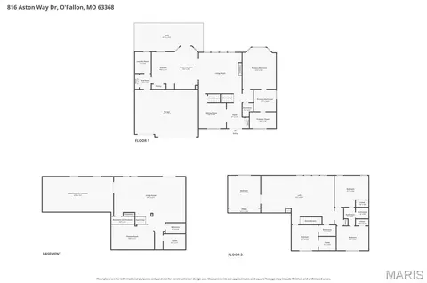 Floorplan - 816 Aston Way Dr, O'fallon, MO 63368 photo 4 of 4