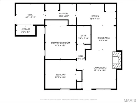 Floorplan - 154 Beard Dr #A, Eureka, MO 63025 photo 1 of 1