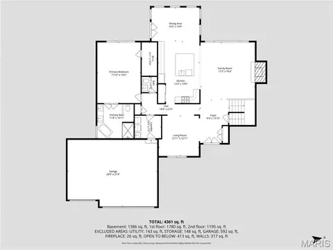 Floorplan - 1035 Sable Ln, Arnold, MO 63010 photo 2 of 4