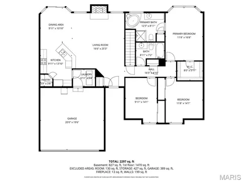 Floorplan - 1433 Sunview Dr, O'fallon, MO 63366 photo 3 of 3