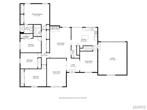Floorplan - 713 Barham Down Dr, Ballwin, MO 63011 photo 1 of 2