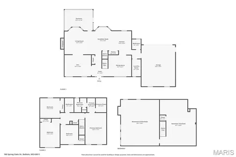 Floorplan - 180 Spring Oaks Dr, Ballwin, MO 63011 photo 3 of 3