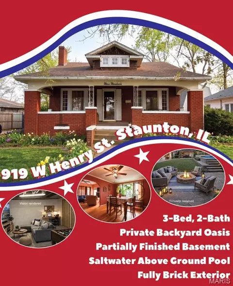 919 W Henry St, Staunton, IL 62088
