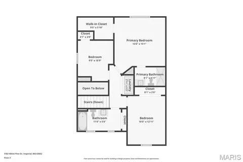 Floorplan - 3182 White Pine Dr, Imperial, MO 63052 photo 1 of 2