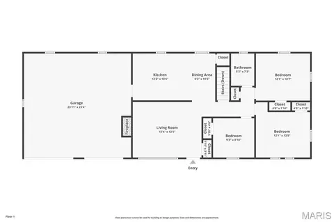 Floorplan - 6525 Antire Rd, High Ridge, MO 63049 photo 2 of 2