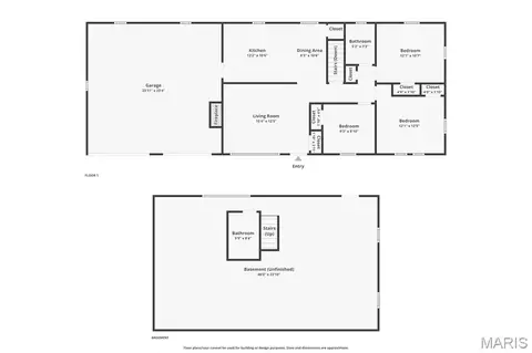 Floorplan - 6525 Antire Rd, High Ridge, MO 63049 photo 1 of 2