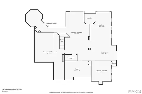 Floorplan - 144 Cherokee Ct, Pacific, MO 63069 photo 2 of 4