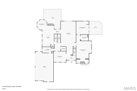 Floorplan - 144 Cherokee Ct, Pacific, MO 63069 photo 3 of 4