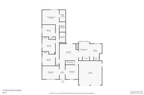 Floorplan - 541 Braebridge Rd, Manchester, MO 63021 photo 3 of 3