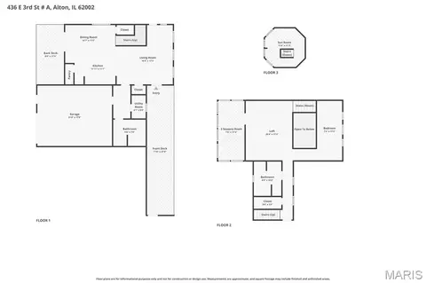 Floorplan - 436 E 3rd St #A, Alton, IL 62002 photo 3 of 4
