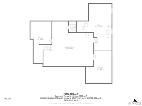 Floorplan - 409 Mayfair Dr, Ballwin, MO 63011 photo 2 of 2