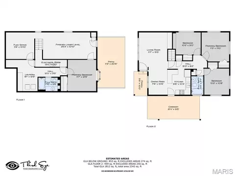 Floorplan - 236 Hillcrest Blvd, Ballwin, MO 63021 photo 3 of 3