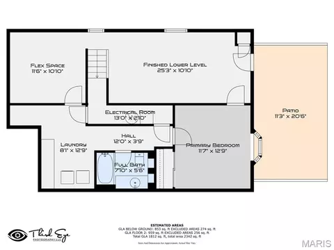 Floorplan - 236 Hillcrest Blvd, Ballwin, MO 63021 photo 2 of 3