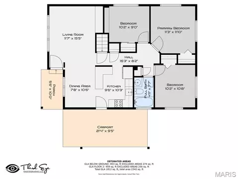 Floorplan - 236 Hillcrest Blvd, Ballwin, MO 63021 photo 1 of 3