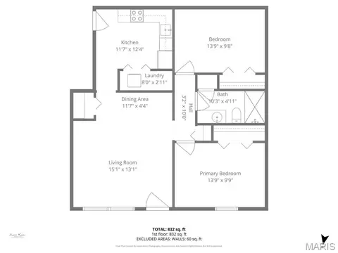 Floorplan - 3129 Roger Williams Dr #A, Bridgeton, MO 63044 photo 1 of 2