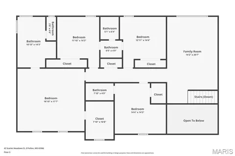 Floorplan - 42 Scarlet Meadows Ct, O'fallon, MO 63366 photo 2 of 3