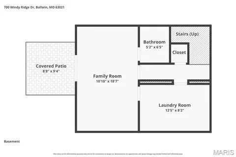 Floorplan - 700 Windy Ridge Dr, Ballwin, MO 63021 photo 3 of 4