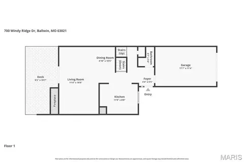 Floorplan - 700 Windy Ridge Dr, Ballwin, MO 63021 photo 1 of 4