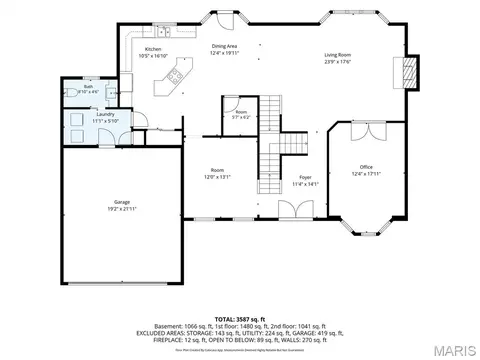 Floorplan - 831 Legends View Dr, Eureka, MO 63025 photo 1 of 3