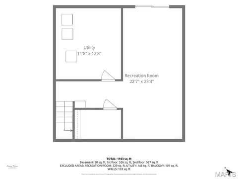 Floorplan - 2358 Hidden Meadow Ln, Ballwin, MO 63021 photo 2 of 4