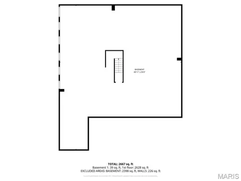 Floorplan - 734 Crested Point Dr, Eureka, MO 63025 photo 2 of 2