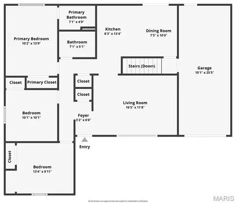Floorplan - 406 Palermo Dr, Ballwin, MO 63021 photo 1 of 2