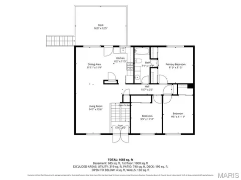 Floorplan - 407 Palermo Dr, Ballwin, MO 63021 photo 2 of 3