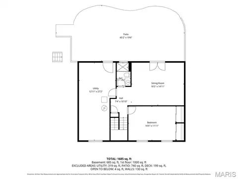 Floorplan - 407 Palermo Dr, Ballwin, MO 63021 photo 1 of 3