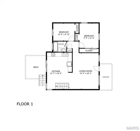 Floorplan - 8644 Harold Dr, Berkeley, MO 63134 photo 1 of 2