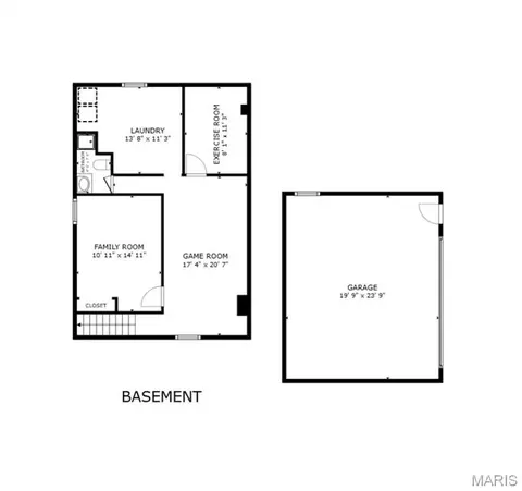Floorplan - 8644 Harold Dr, Berkeley, MO 63134 photo 2 of 2