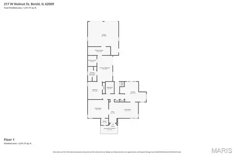 Floorplan - 217 W Walnut St, Benld, IL 62009 photo 2 of 2