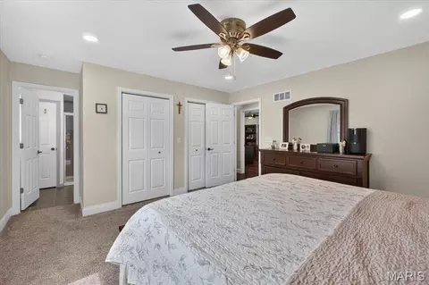 Bedroom - 100 N Cedar Bluff Dr, Valmeyer, IL 62295 photo 2 of 4