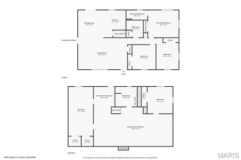 Floorplan - 3300 Ketha Cir, Festus, MO 63028 photo 3 of 3