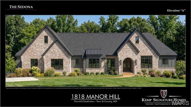 1818 Manor Hill Rd, Town And Country, MO 63131