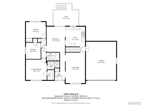 Floorplan - 628 Hickory Knoll Ct, Ballwin, MO 63021 photo 1 of 2
