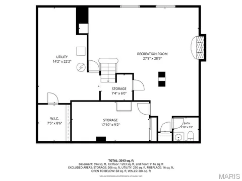 Floorplan - 2535 Barrett Springs Dr, Ballwin, MO 63021 photo 1 of 4