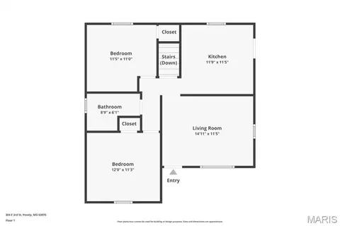 Floorplan - 304 E 3rd St, Pevely, MO 63070 photo 1 of 2