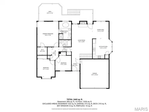Floorplan - 7 Cornwallis Ct, O'fallon, MO 63368 photo 2 of 3