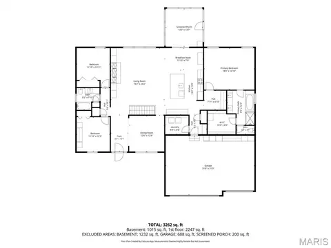 Floorplan - 605 Joyce Ann Dr, Manchester, MO 63021 photo 1 of 3
