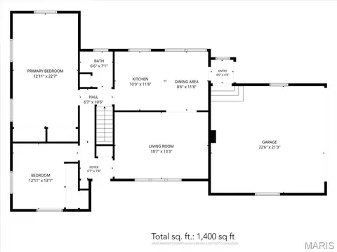 Floorplan - 719 Waterloo Dr, Waterloo, IL 62298 photo 2 of 3