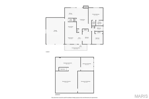 Floorplan - 1301 Mautenne Dr, Manchester, MO 63021 photo 1 of 2