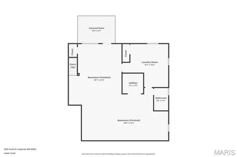 Floorplan - 3532 Circle Dr, Imperial, MO 63052 photo 1 of 3