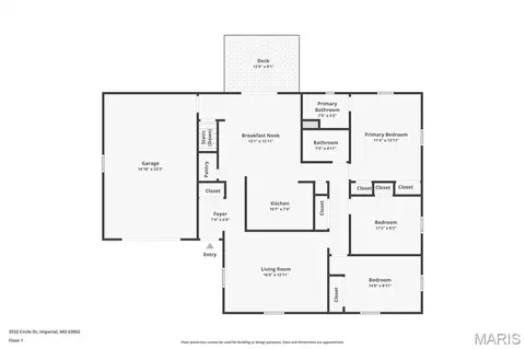 Floorplan - 3532 Circle Dr, Imperial, MO 63052 photo 3 of 3