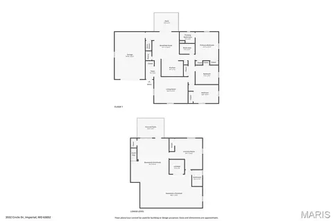 Floorplan - 3532 Circle Dr, Imperial, MO 63052 photo 2 of 3