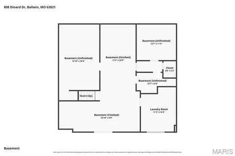 Floorplan - 808 Dinard Dr, Ballwin, MO 63021 photo 2 of 3