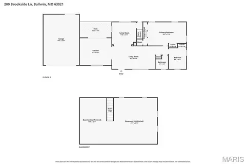 Floorplan - 200 Brookside Ln, Ballwin, MO 63021 photo 3 of 3