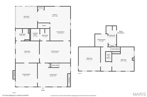 Floorplan - 312 S State Highway 21, Caledonia, MO 63631 photo 1 of 3